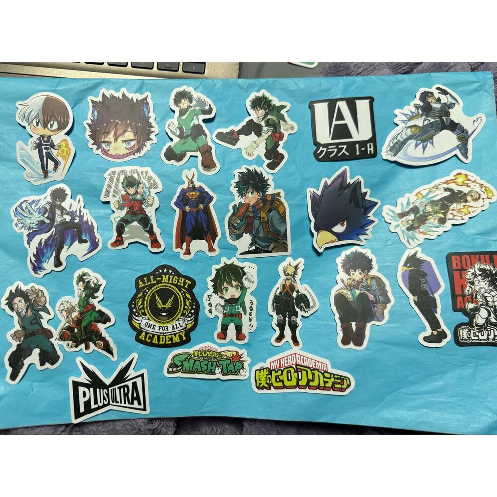 My Hero Academia 43 Pc Waterproof Vinyl Sticker Pack